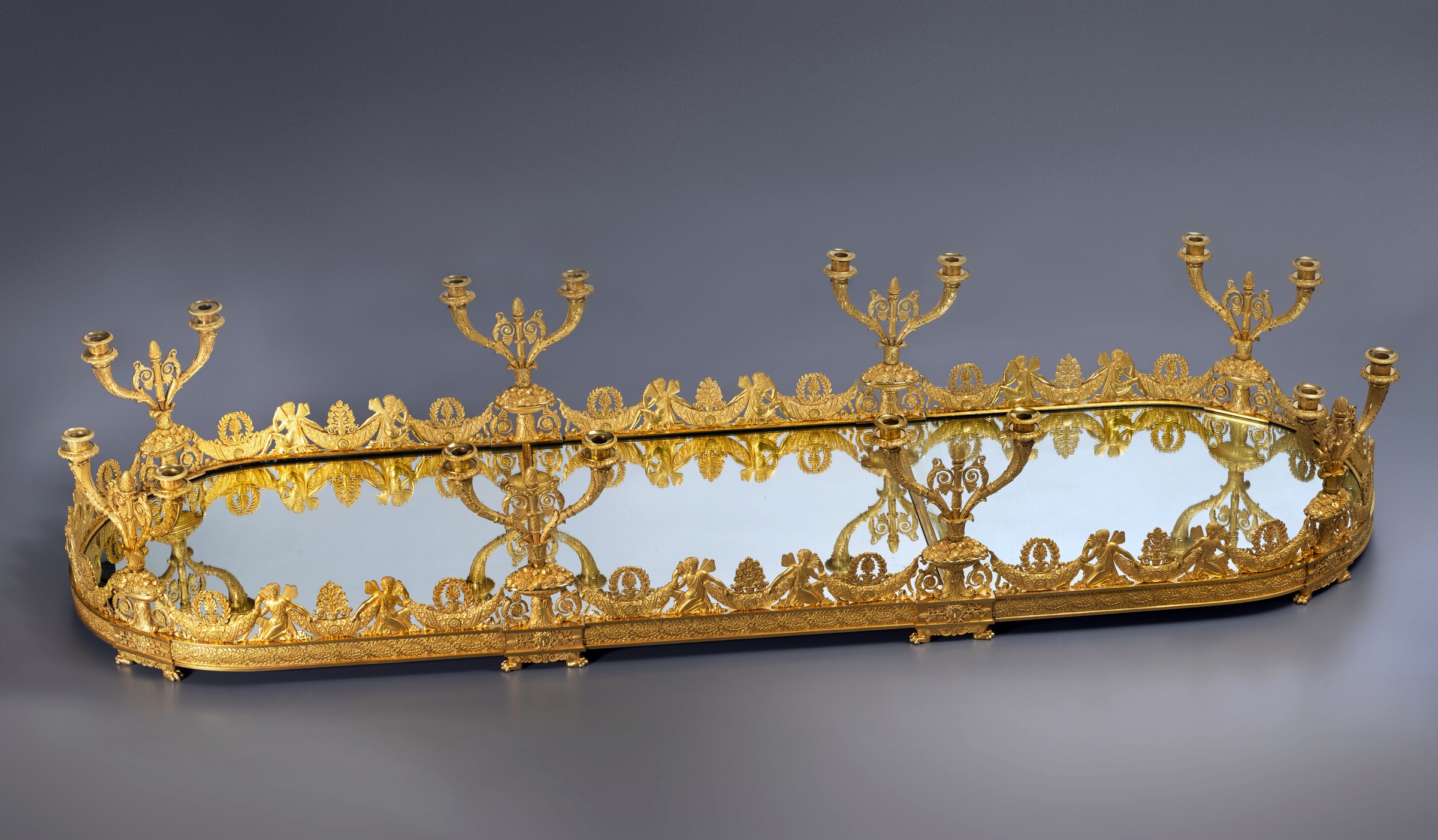 Pierre Philippe Thomire An Empire three piece sixteen light surtout