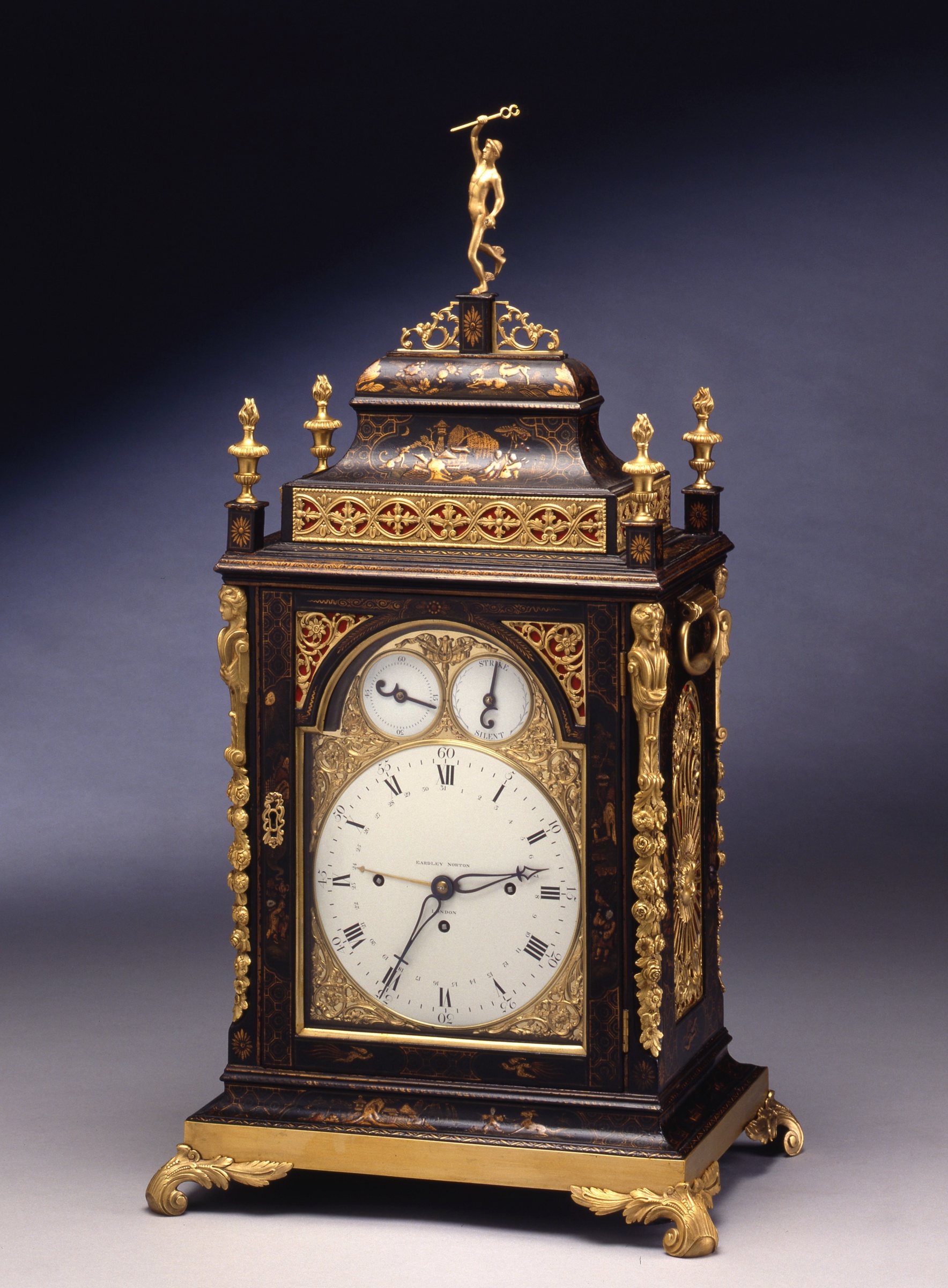 Eardley Norton A Georgian Quarter Striking Bracket Clock By A Georgian Quarter Striking Bracket Clock By Eardley Norton