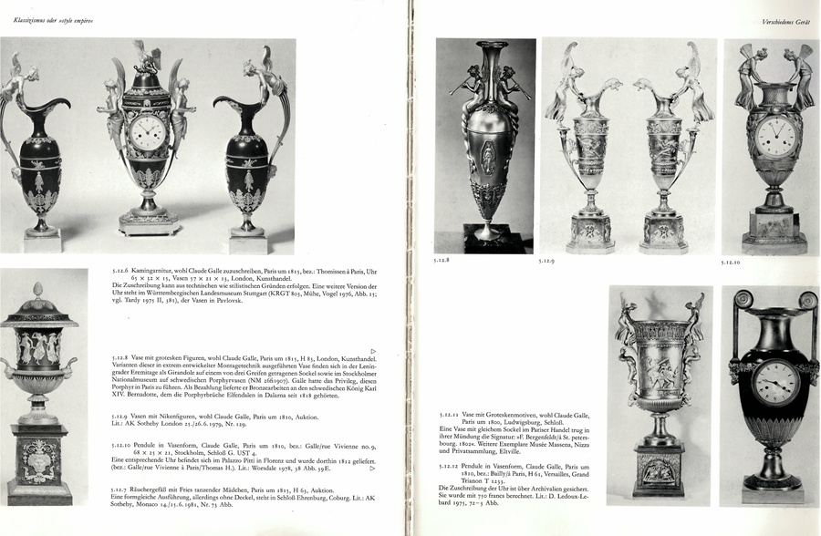 A pair of Empire vases “aux amours” attributed to Claude Galle